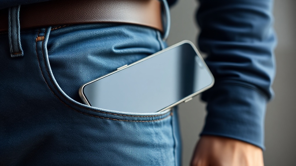 smartphone en poche ondes exposition