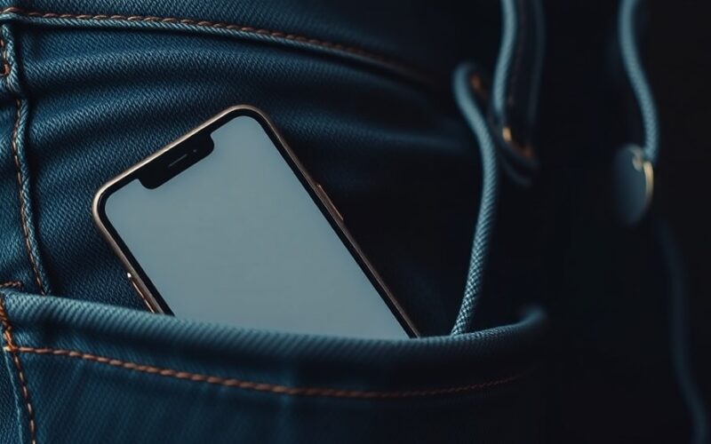 smartphone en poche