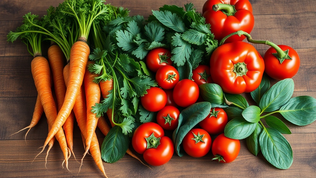 caroténoïdes : légumes et fruits colorés pour l'âge biologique
