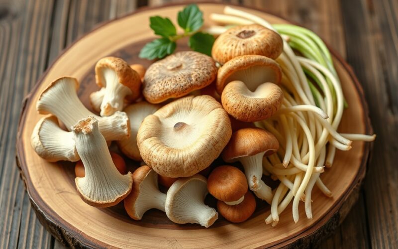 champignons japonais