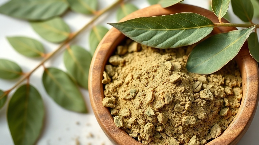 Feuilles et poudre de moringa