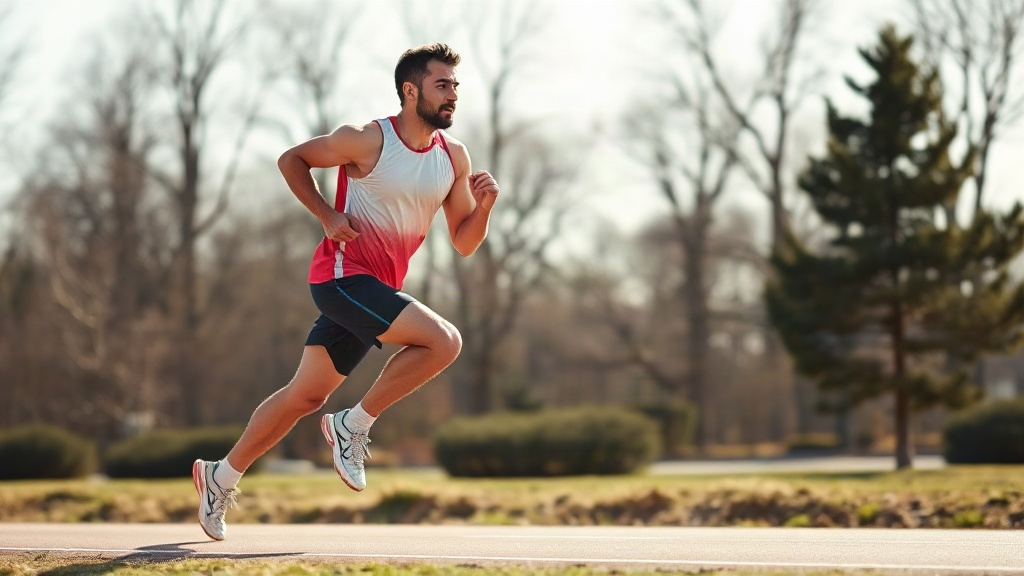 Séance de HIIT en extérieur, entraînement fractionné de haute intensité