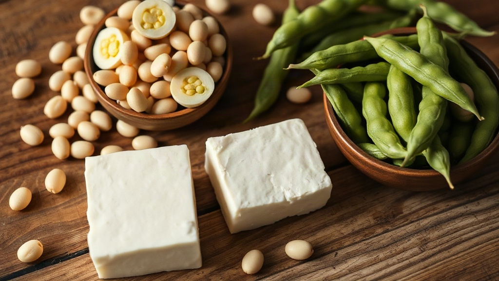 soja et graines de soja, source d'isoflavones pour les hormones féminines