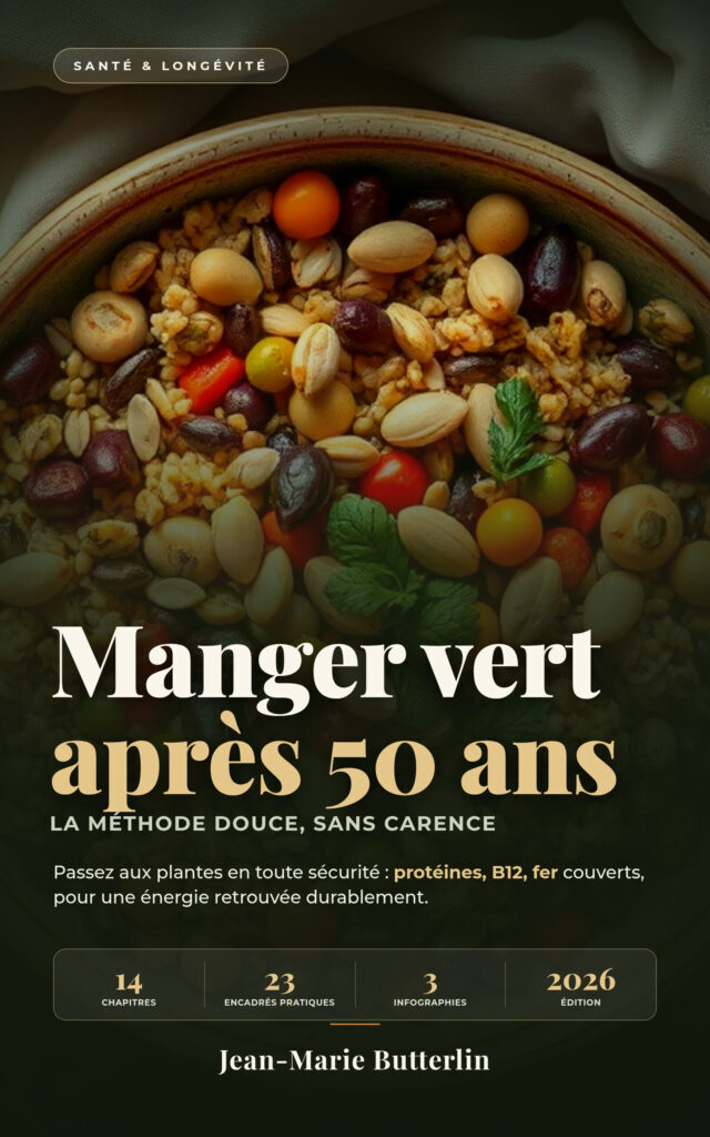Couverture du guide Manger vert après 50 ans