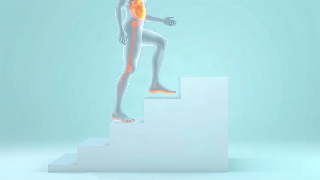 monter les escaliers : effort cardiovasculaire et muscles des jambes sollicités