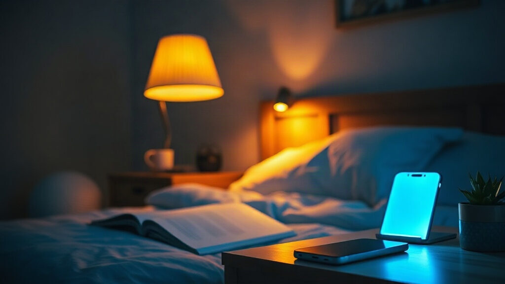 lumière bleue : illustration de l'article Lumière bleue : ce que dit vraiment la science sur votre sommeil