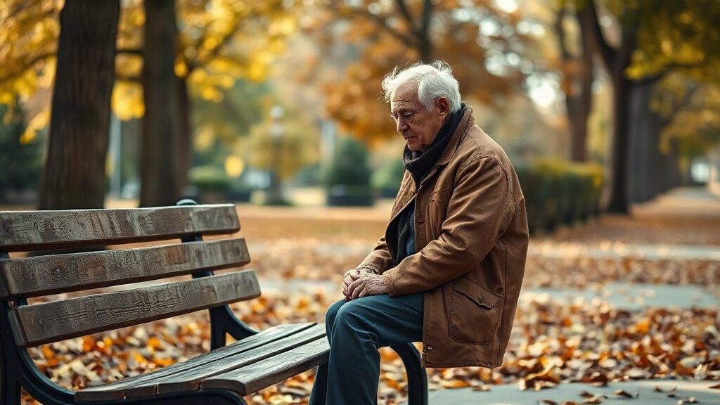 depression after 60: isolated older man near a window, signs to watch for