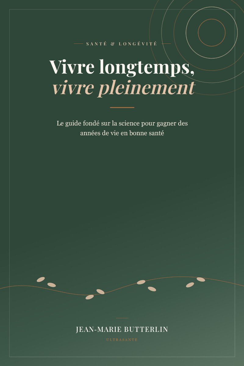 Couverture du livre Vivre longtemps, vivre pleinement de Jean-Marie Butterlin